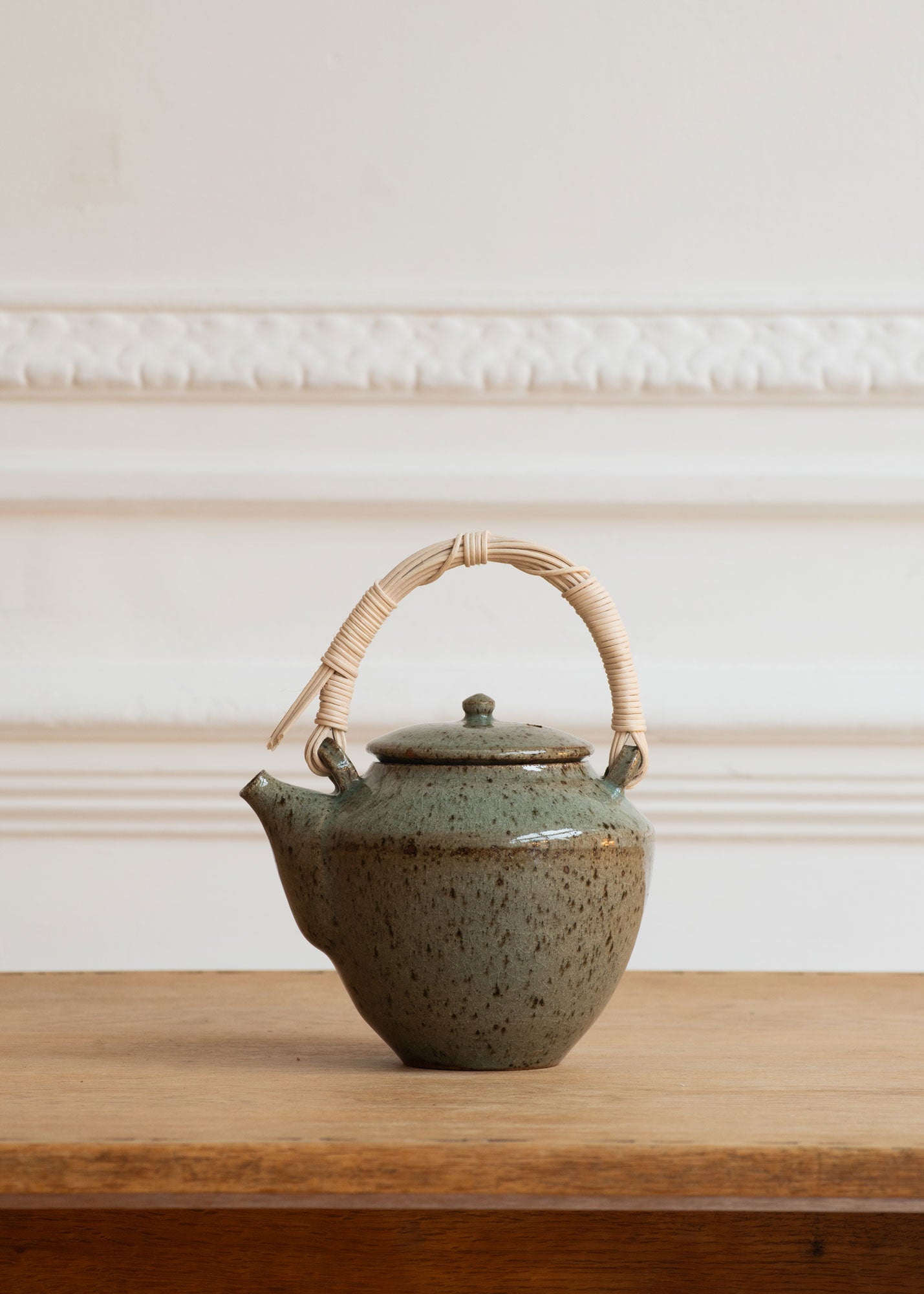 Celadon Teapot, Tall