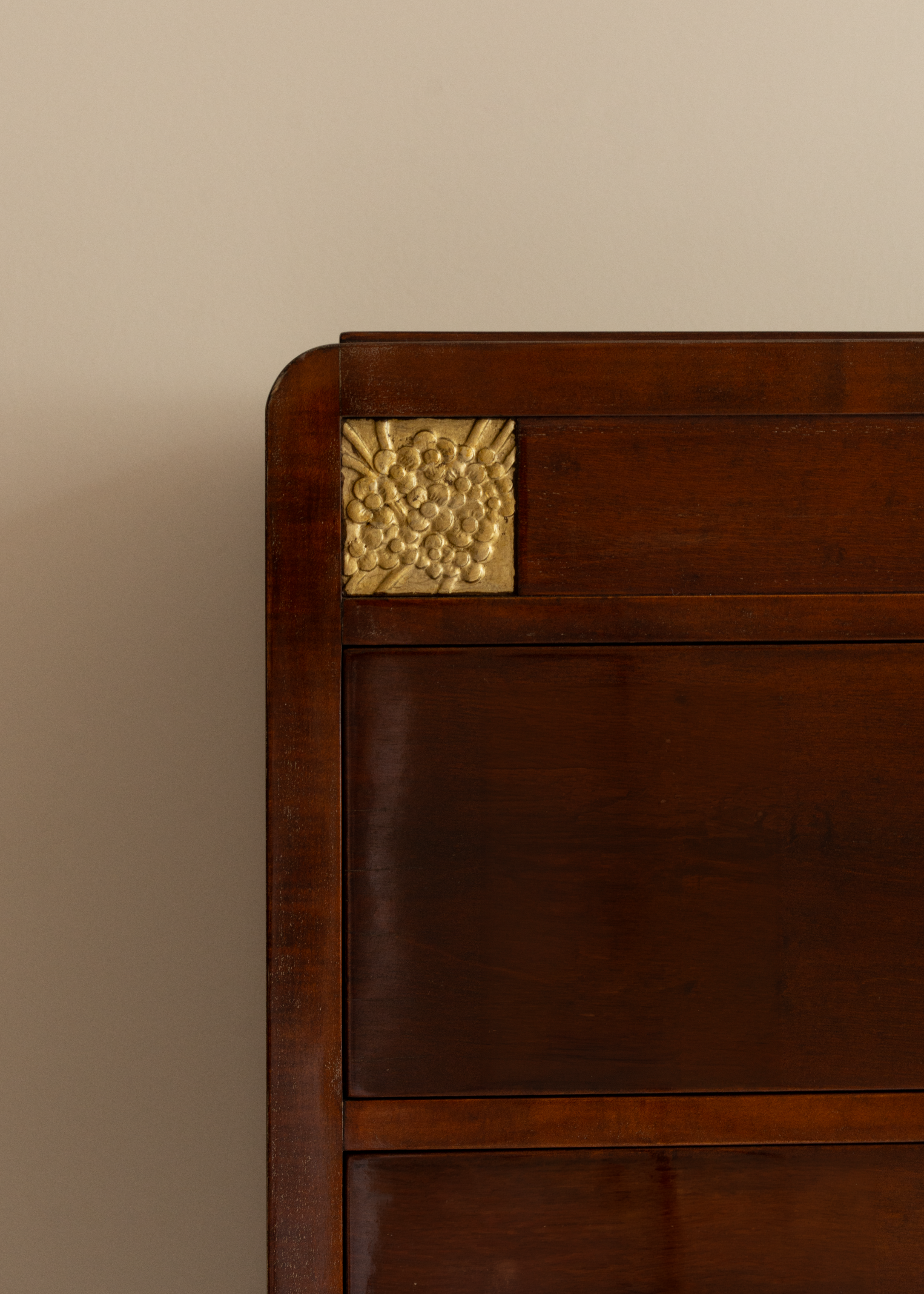 Art Nouveau Tall Cabinet by Carl Bamberger