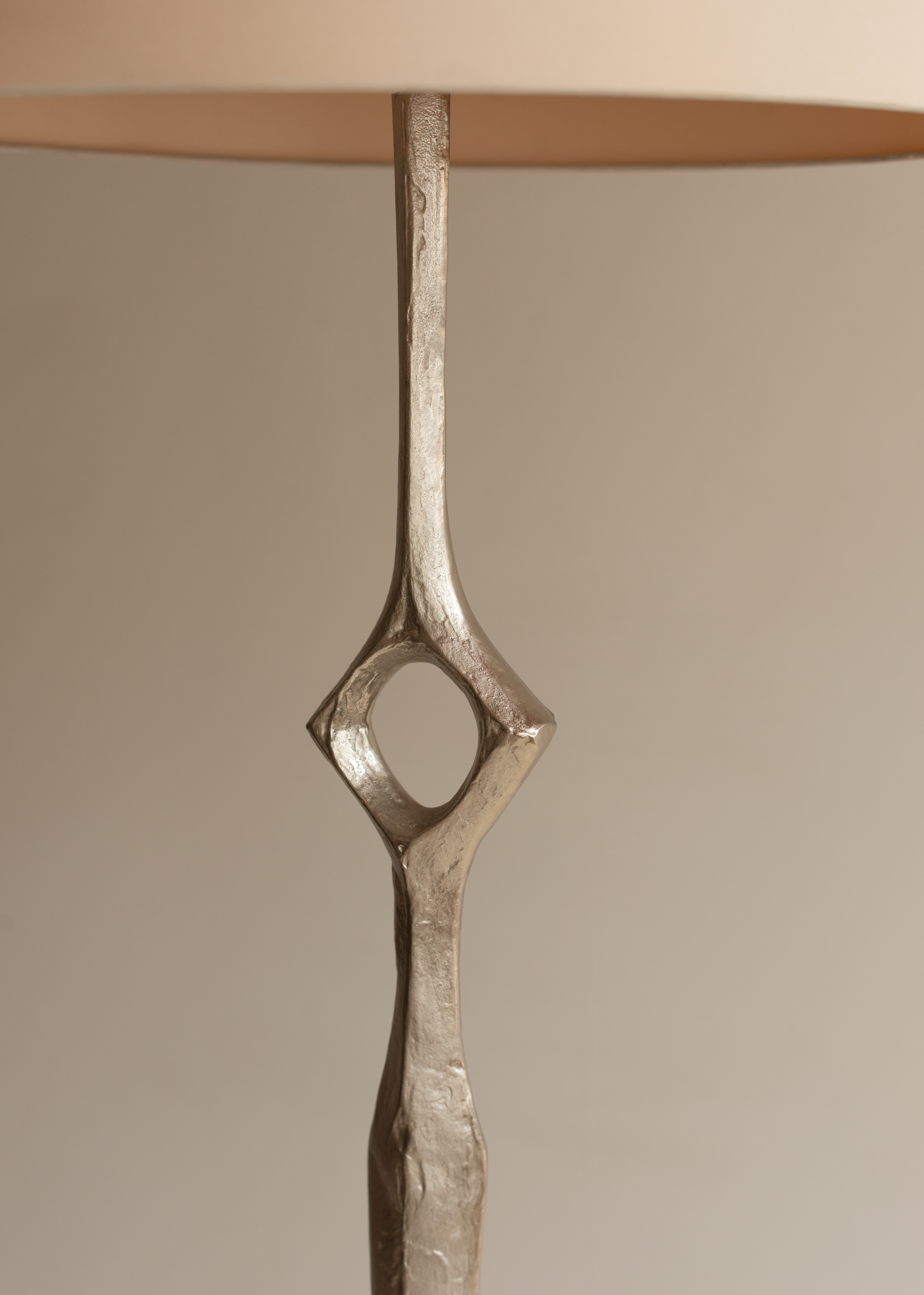 Silver Floor Lamp by Félix Agostini