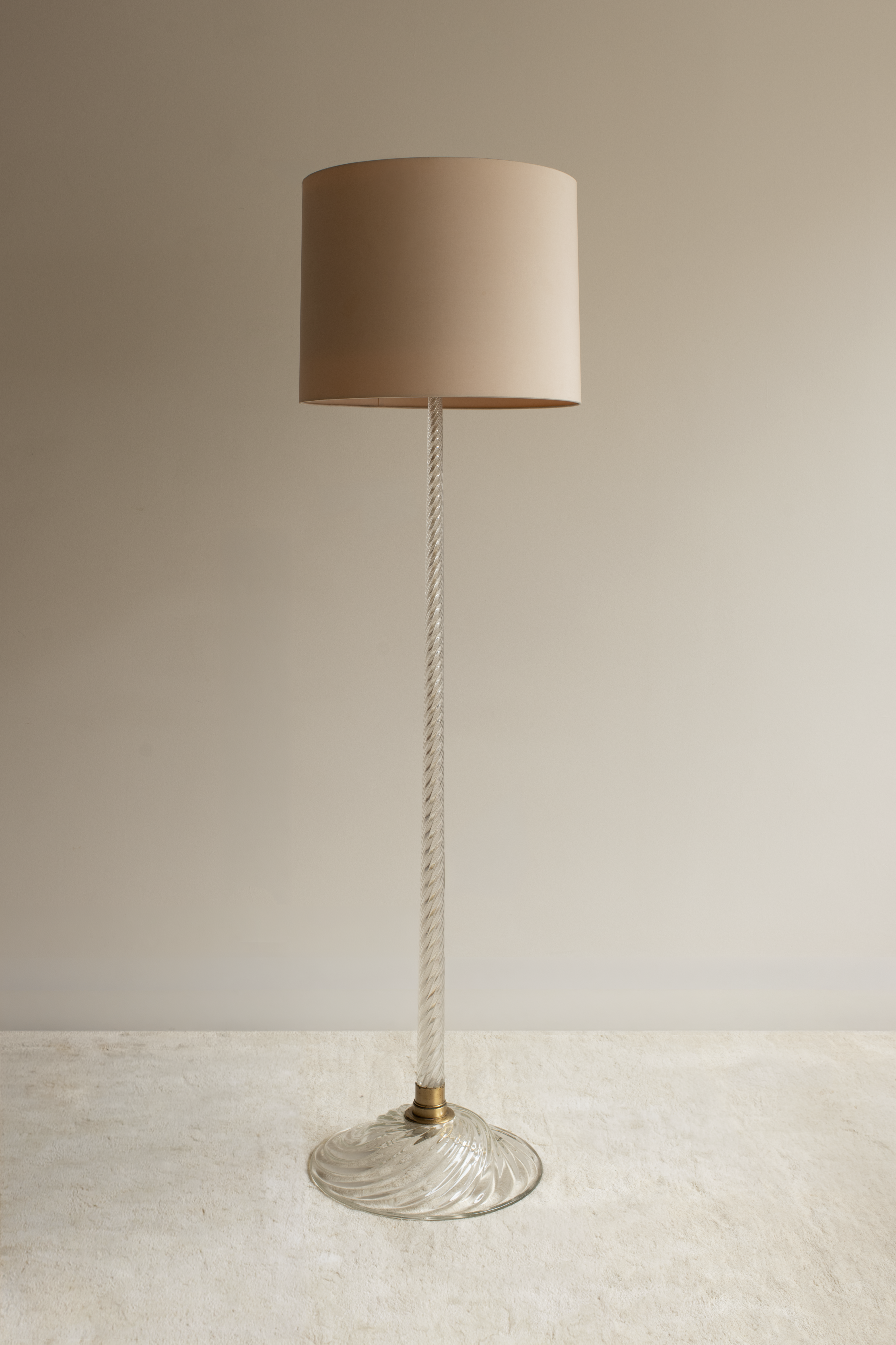 Glass Swirl Floor Lamp by Paolo Venini