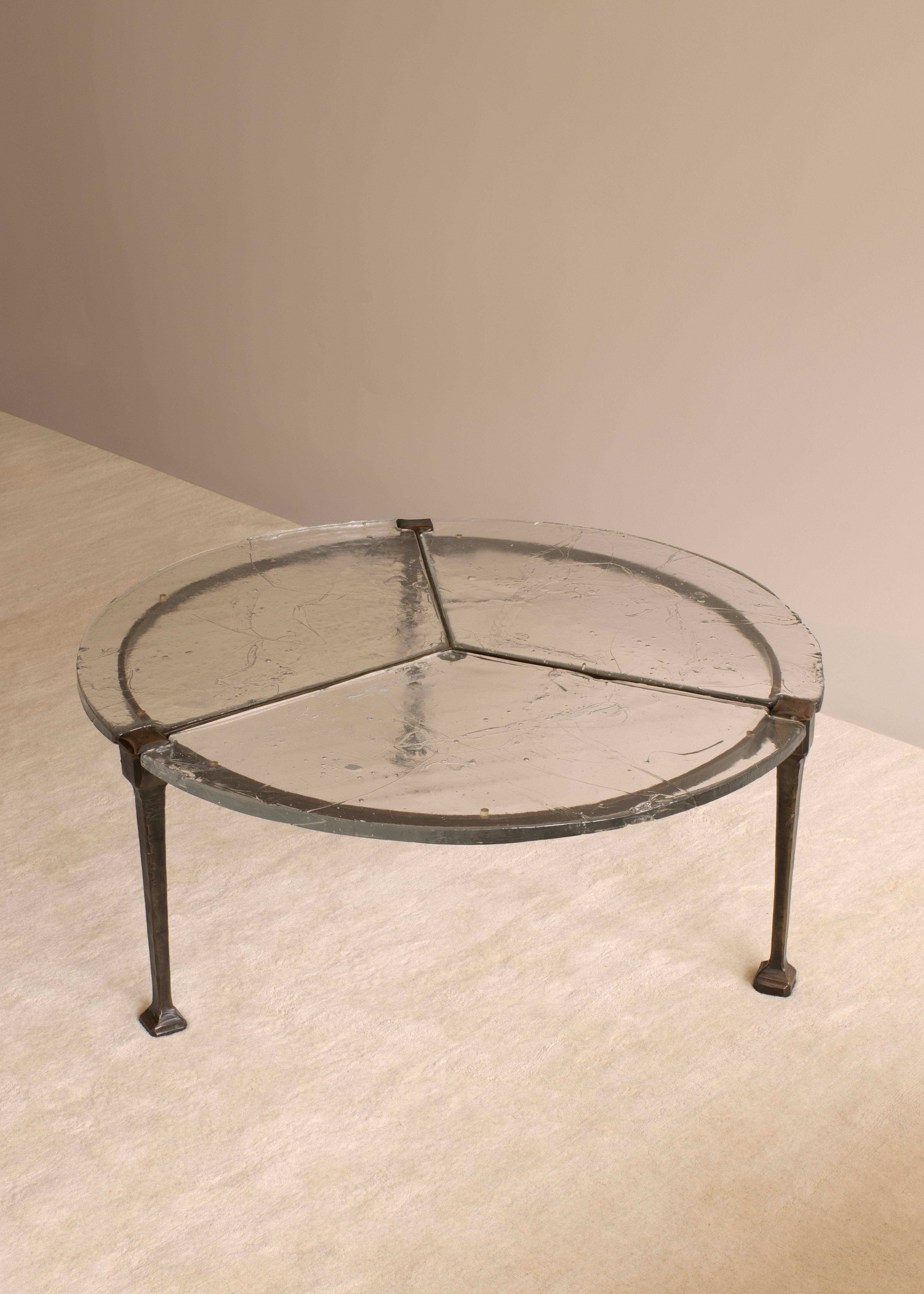 Bronze Table by Lothar Klute