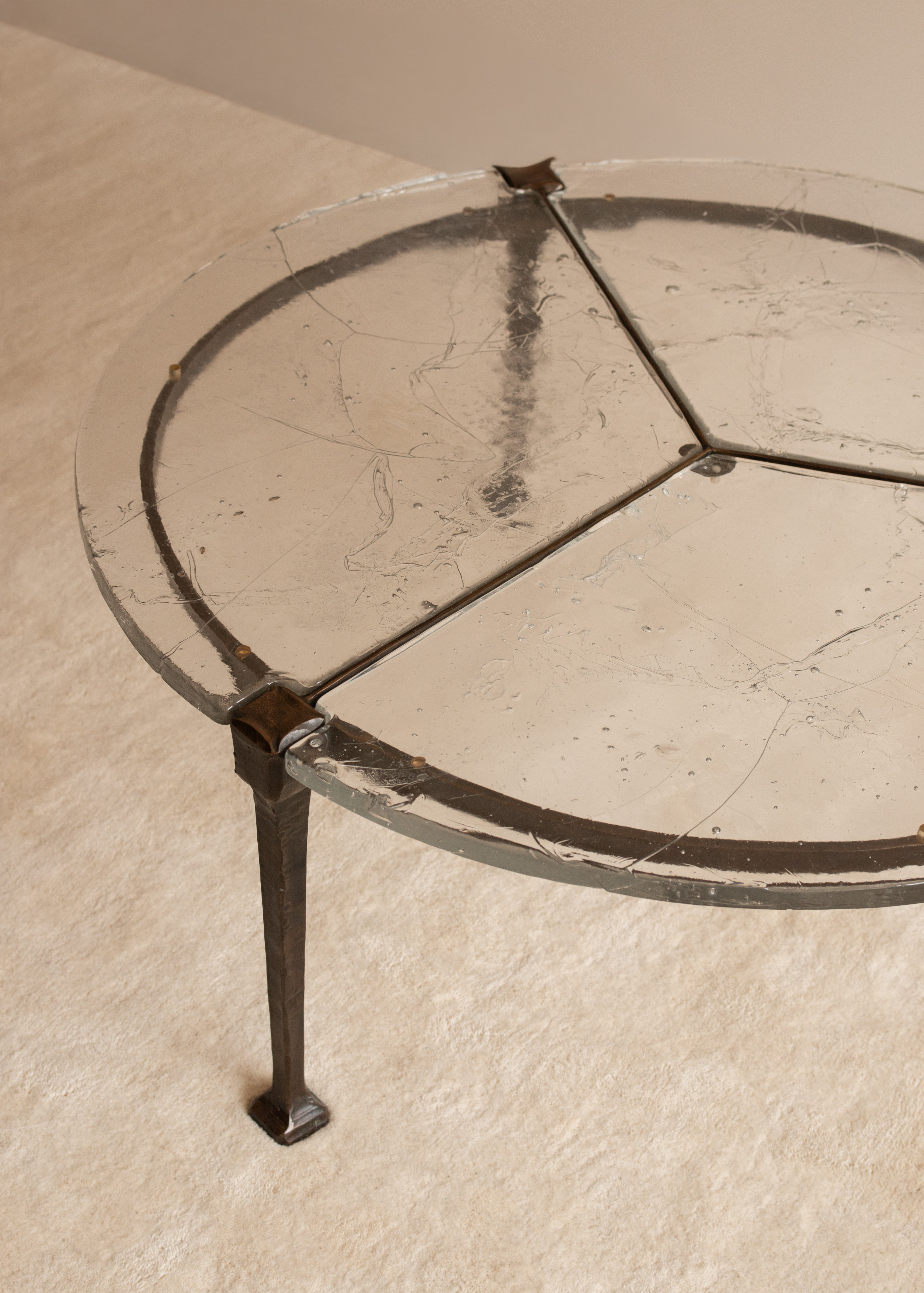 Bronze Table by Lothar Klute