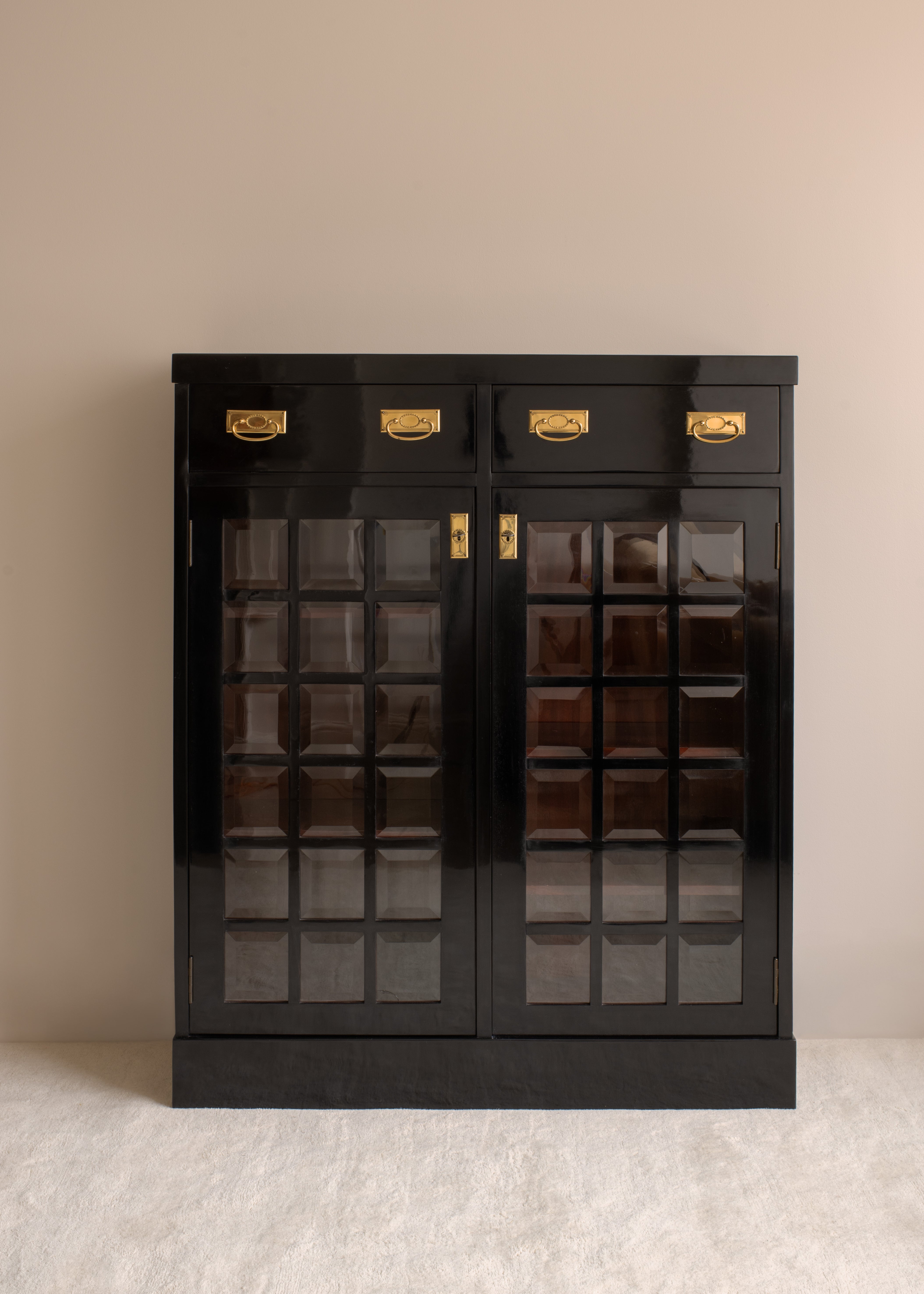 Art Nouveau Glass Cabinet