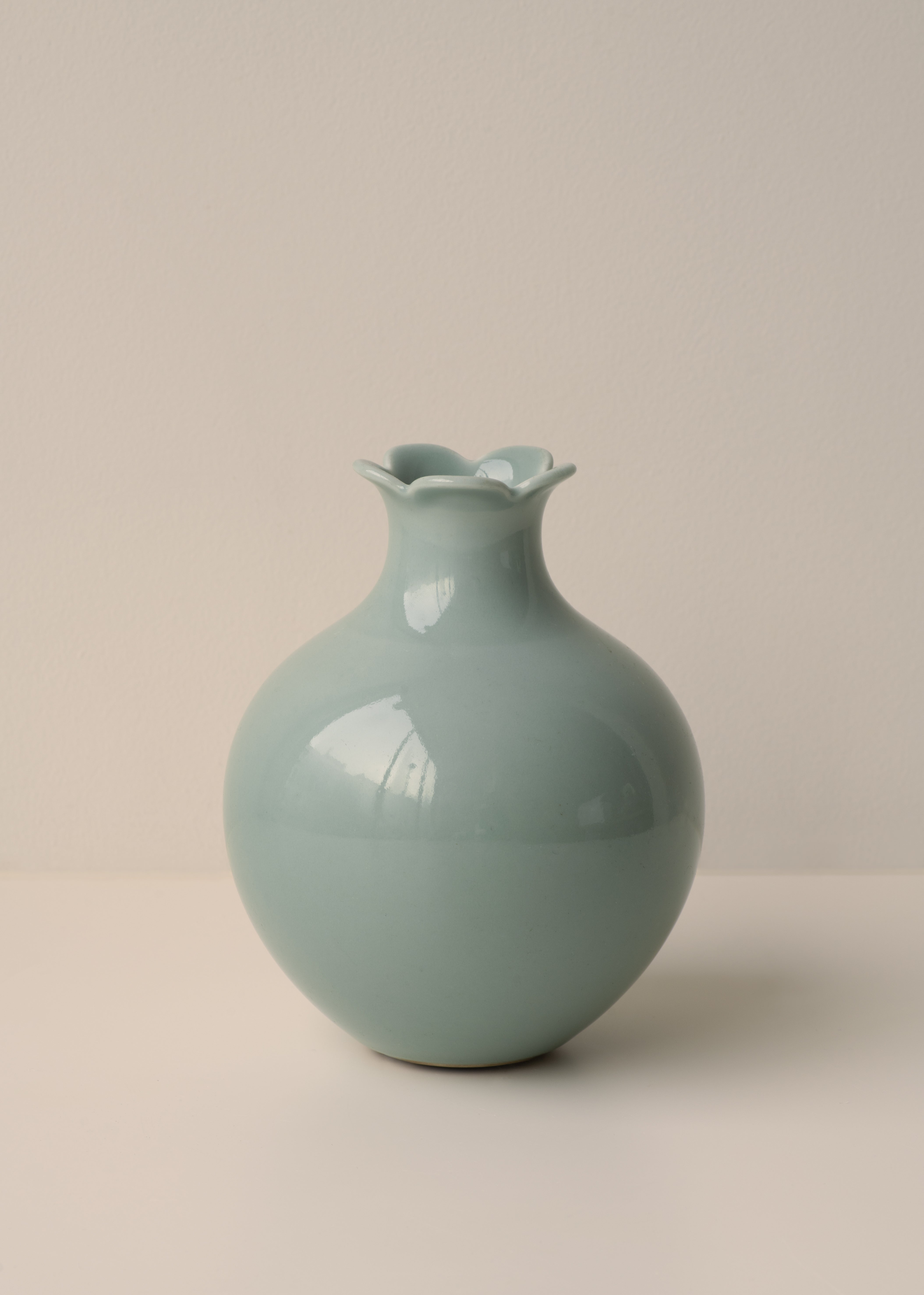 Celadon Glazed Pomegranate Jar