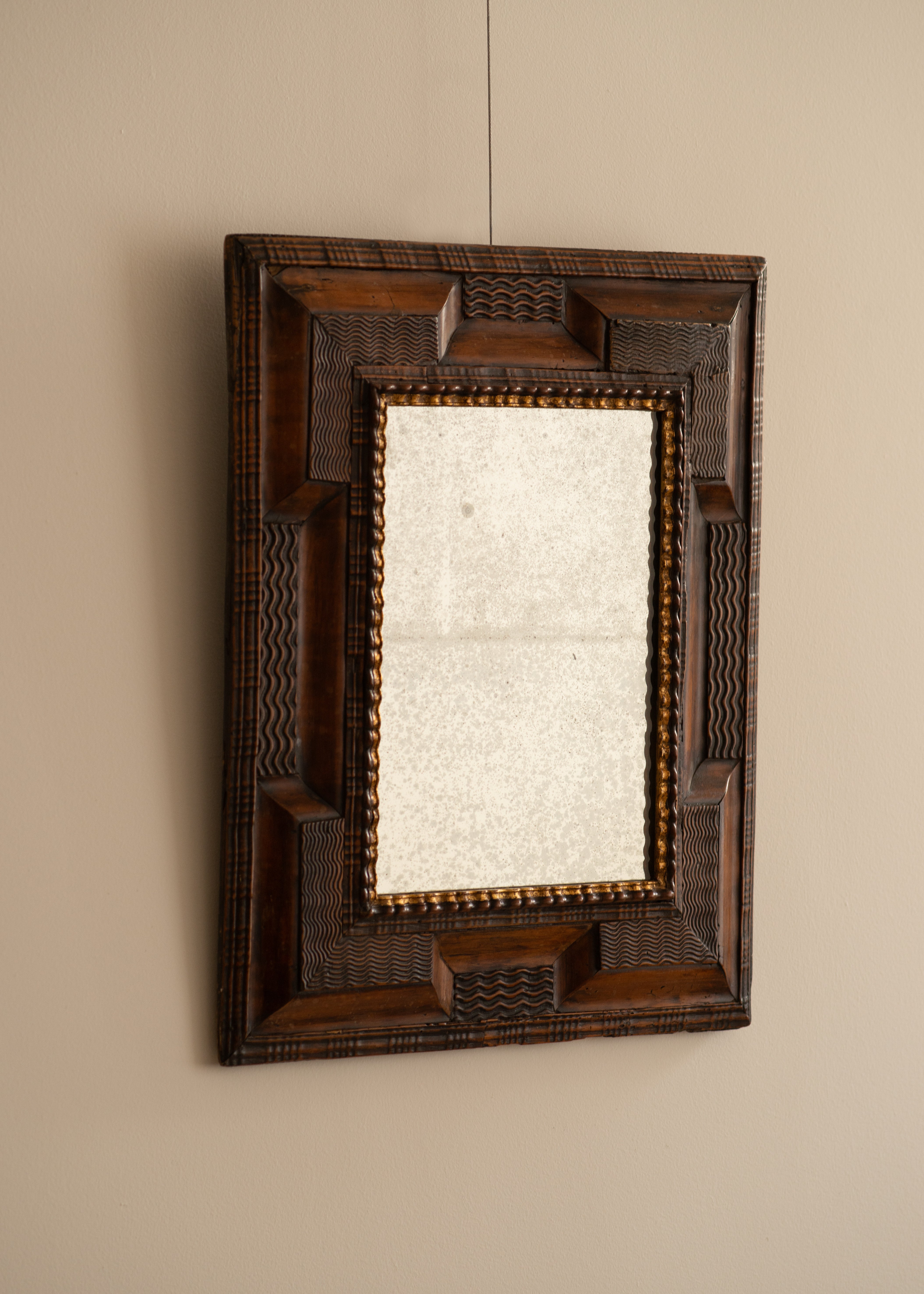 Italian Ripple Frame Mirror