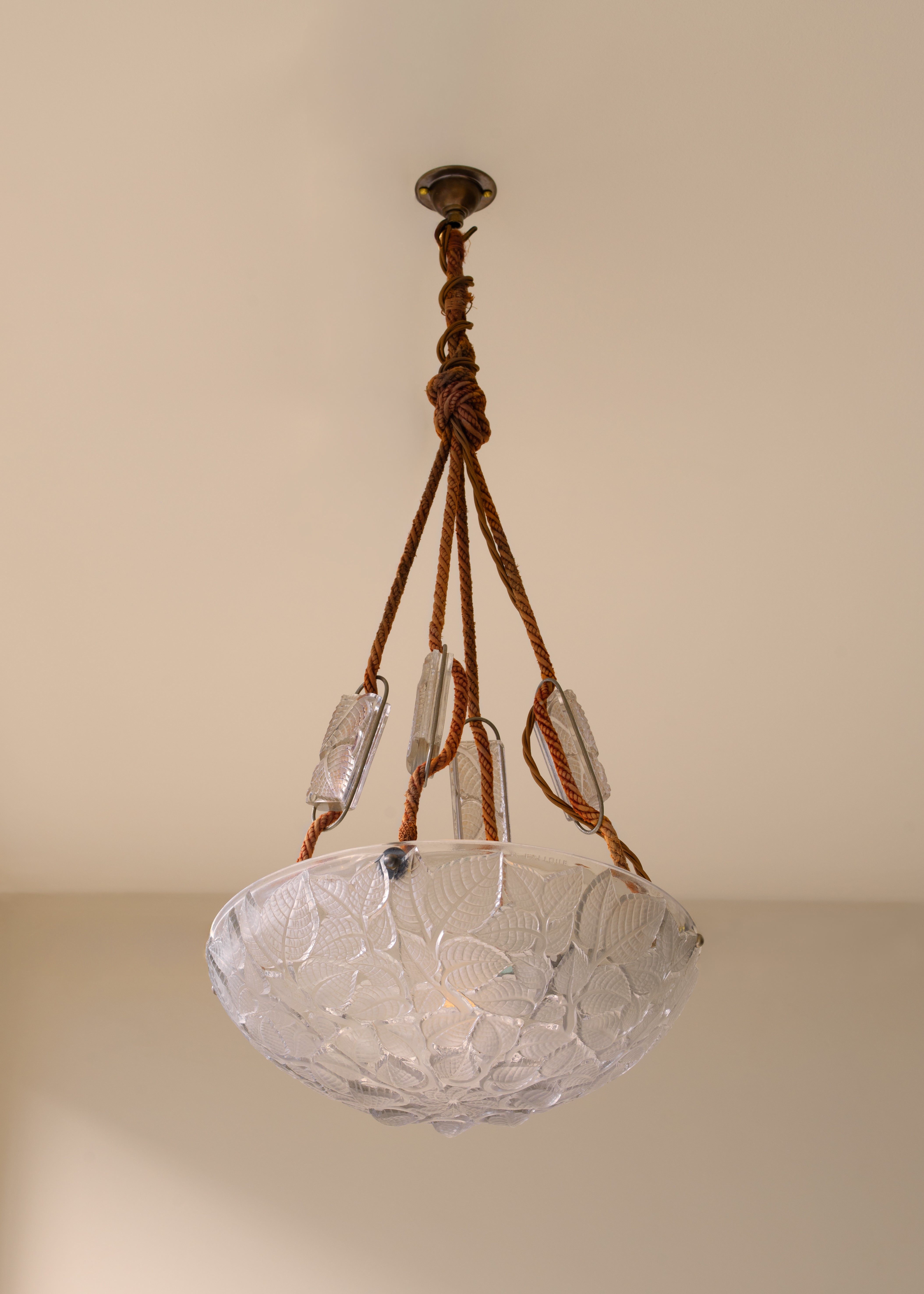 Pendant Light by Rene Lalique