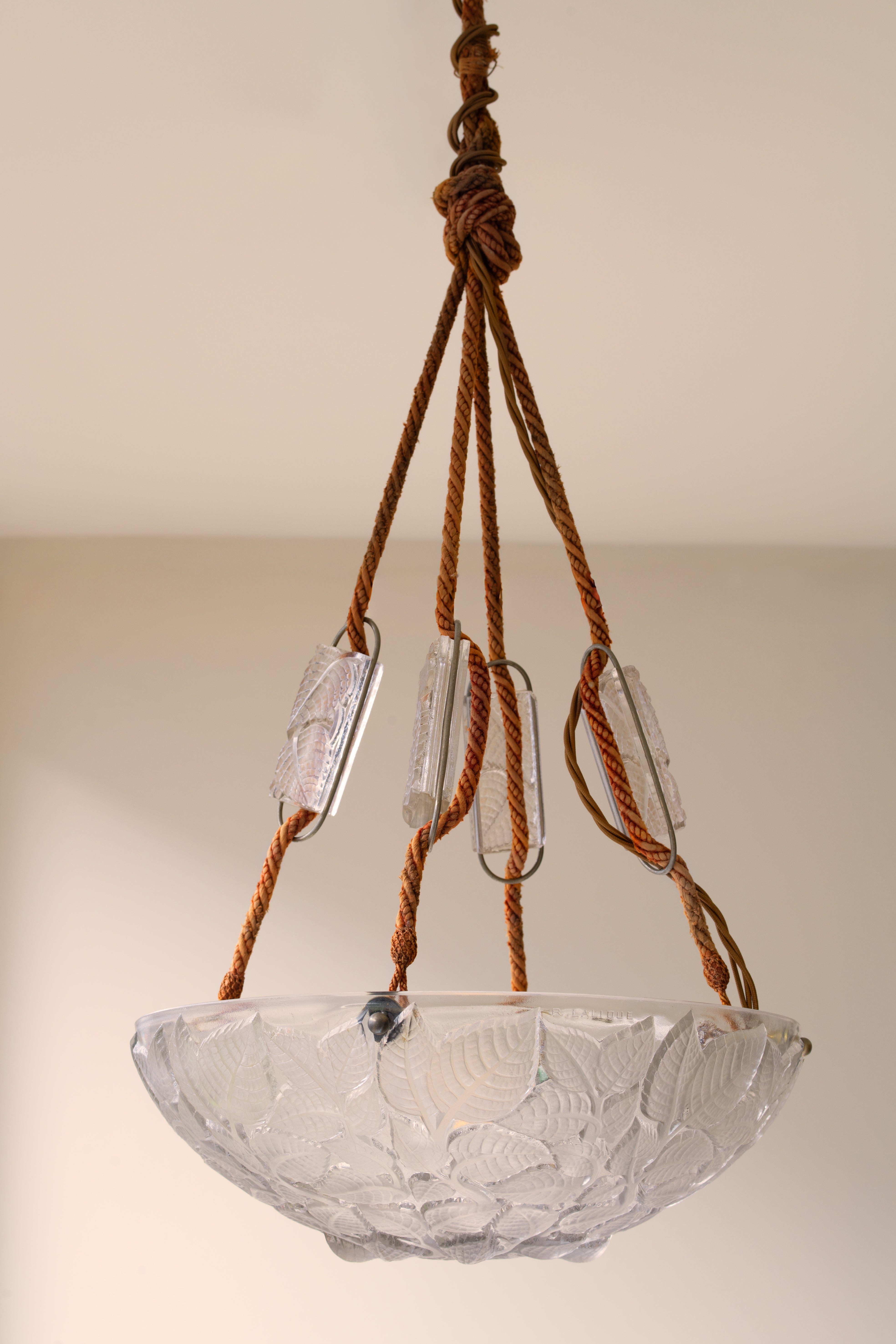 Pendant Light by Rene Lalique